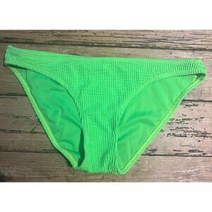 Cabana del Sol Womens Size M Lime Green Bikini Bottom NWOT